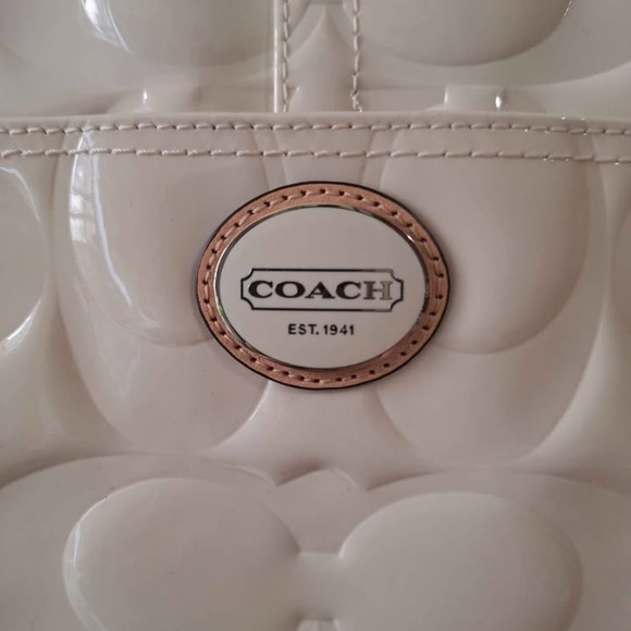Coach Peyton Embossed Handbag - Picture 3 of 5